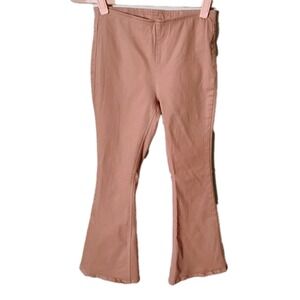 Chelsea & Violet Girls Size L (10/12) Pink Flare Pants Bell Bottoms High Rise...